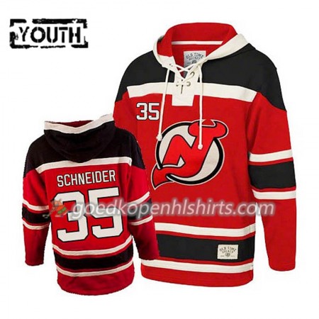 New Jersey Devils Cory Schneider 35 Rood Hoodie Sawyer - Kinderen
